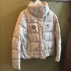 lululemon Puffer Jacket. Official Closing Ceremony - Beijing 2022 Olympics.